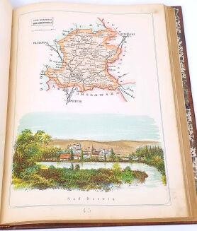 BAZEWICZ - ATLAS GEOGRAFICZNY KRÓLESTWA POLSKIEGO wyd. 1907 - 8