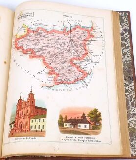 BAZEWICZ - ATLAS GEOGRAFICZNY KRÓLESTWA POLSKIEGO wyd. 1907 - 13