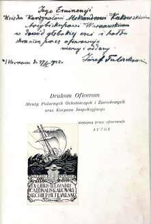TULISZKOWSKI- OBRONA PRZED POŻARAMI. Dedykacja z autografem Autora! - 4