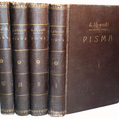 SŁOWACKI- PISMA t.1-4 (komplet) wyd.1929