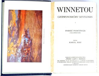 KAROL MAY - WINNETOU t.1-3 [komplet] wyd.1, oprawa wydawnicza - 4