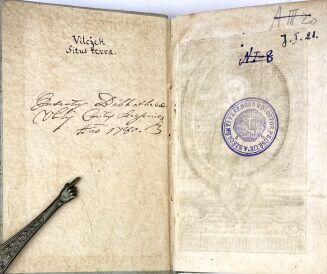 [ASTRONOMIA. BARDZO RZADKIE DZIEŁO. KOPERNIK ] WILCZEK - LEHR-SATZ VON DER LAGE DER ERDEN. Cz.1-2 [w 1 wol.] 1764 - 3