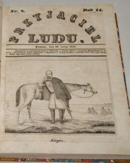 PRZYJACIEL LUDU czyli Tygodnik potrzebnych i pożytecznych wiadomości Rocznik XIV 1847r. litografie - 8