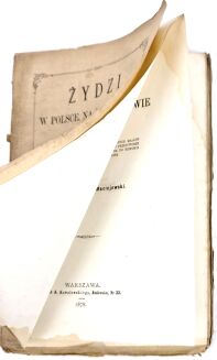 MACIEJOWSKI - ŻYDZI W POLSCE, NA RUSI I LITWIE. Warszawa 1878 - 2
