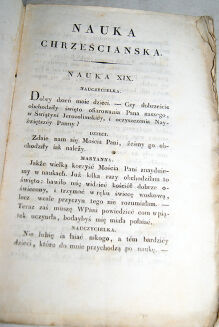 NAUKA CHRZEŚCIJAŃSKA W ROZMOWACH wyd. 1821 - 3