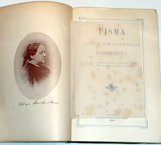 BOBERSKA- PISMA FELICYI Z WASILEWSKICH BOBERSKIEJ - OPRAWA WYDAWNICZA ŻENCZYKOWSKI - 3