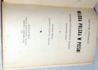 JANKOWSKI- MŁODA POLSKA W PIEŚNI wyd. 1903r.  OPRAWA WÓJCIK - 4