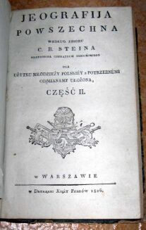 STEJN- JEOGRAFIJA POWSZECHNA wyd. 1826r. mapy - 4