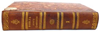WUJEK- BIBLIA JAKUBA WUYKA T.1. Lwów 1840. Warszawska oprawa introligatorska - 2