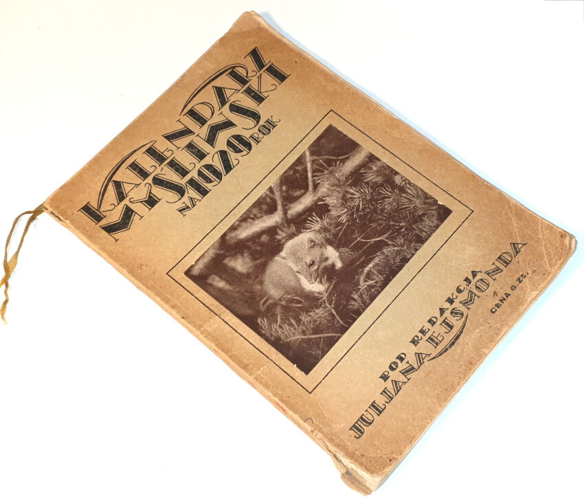 EJSMOND - KALENDARZ MYŚLIWSKI na 1929 rok