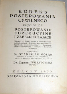 GOŁĄB; WUSATOWSKI- KODEKS POSTĘPOWANIA CYWILNEGO 1-2 - 4