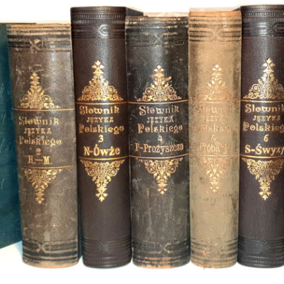 KARŁOWICZ, KRYŃSKI, NIEDŹWIEDZKI- SŁOWNIK JĘZYKA POLSKIEGO t. I-VIII [komplet] ORYGINAŁ