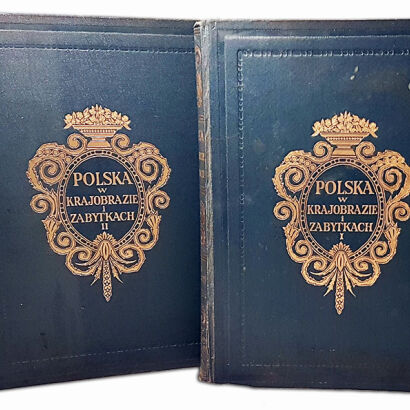 BUŁHAK- POLSKA W KRAJOBRAZIE I ZABYTKACH t.1-2 (komplet) wyd.1930 OPRAWA RADZISZEWSKI