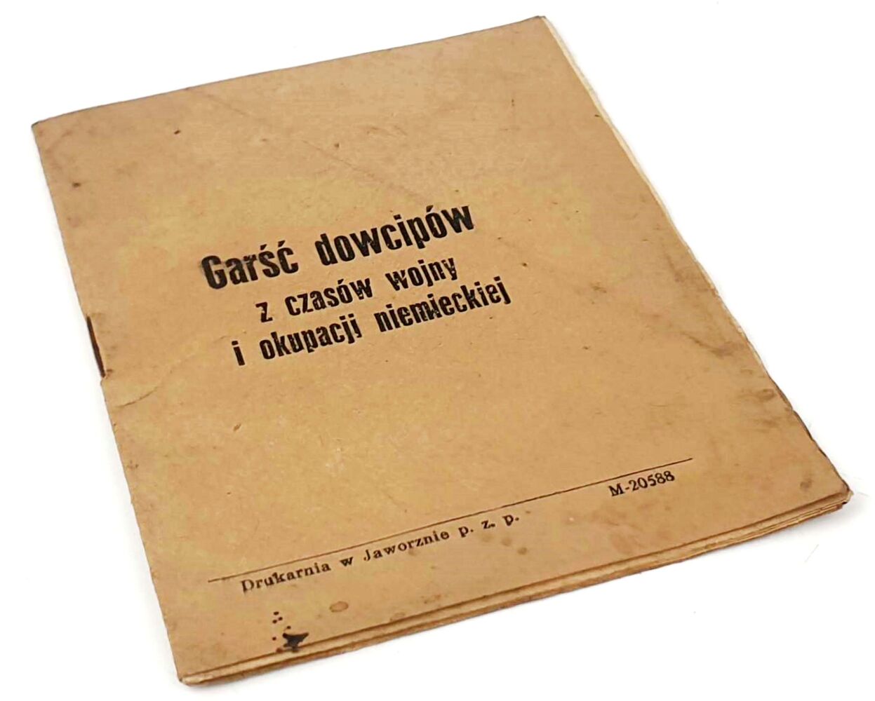 GARŚĆ DOWCIPÓW Z CZASÓW WOJNY I OKUPACJI NIEMIECKIEJ | Antykwariat