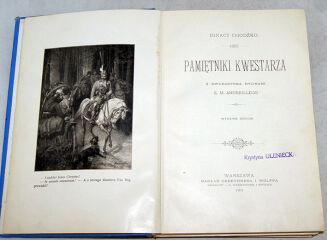 CHODŹKO- PAMIĘTNIKI KWESTARZA  Z dwunastoma rycinami E. M. Andriollego. - 2