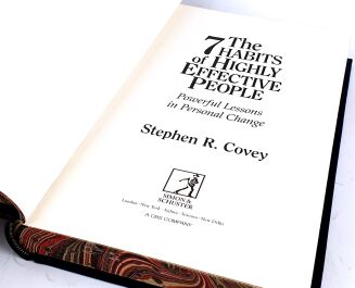 Stephen R. Covey - 7 Habits Of Highly Effective People premium leather binding - 5