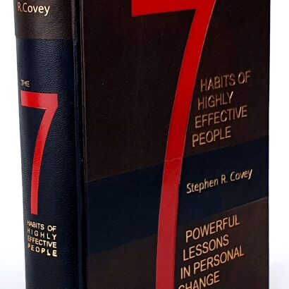 Stephen R. Covey - 7 Habits Of Highly Effective People premium leather binding