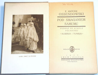 OSSENDOWSKI- POD SMAGANIEM SAMUMU - OPRAWA WYDAWNICZA  - 2