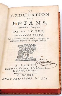 SUPEREKSLIBRIS hrabiego Karola Henryka de Hoyma; LOCKE - O EDUKACJI DZIECI - 3