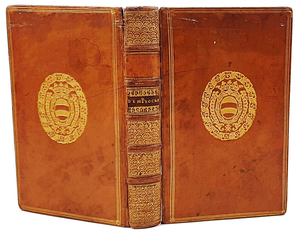 SUPEREKSLIBRIS hrabiego Karola Henryka de Hoyma; LOCKE - O EDUKACJI DZIECI