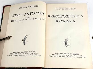 ZIELIŃSKI- ŚWIAT ANTYCZNY 4wol. [komplet] wyd.1 1938 - 16