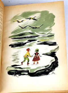 LAGERLOF- CUDOWNA PODRÓŻ  wyd. 1948 il. Szancer - 4