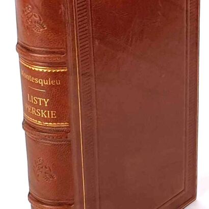 MONTESQUIEU- LISTY PERSKIE. Wyd.1 w tłumaczeniu Boya