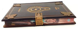J..R.R. Tolkien - The Hobbit  Illustrated Edition, Premium Leather Binding, Metalwork, Fore Edge Painting, limited edition, copy Number 1 - 7