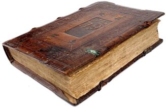 [RENESANSOWA OPRAWA Z WIZERUNKAMI HABSBURGÓW I JAGIELLOŃCZYKÓW] NOWOPOLCZYK - APOLOGIA ALBERTI NOVICAMPIANI. Kraków 1559 - 4