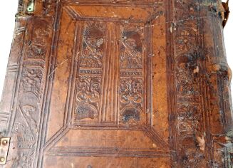 [RENESANSOWA OPRAWA Z WIZERUNKAMI HABSBURGÓW I JAGIELLOŃCZYKÓW] NOWOPOLCZYK - APOLOGIA ALBERTI NOVICAMPIANI. Kraków 1559 - 15