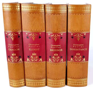 Christopher Paolini - 4 Book The Inheritance Cycle : Eragon Leather Rebound - 4