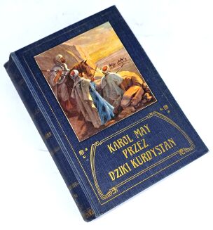 KAROL MAY - PRZEZ DZIKI KURDYSTAN wyd.1, oprawa wydawnicza - 3
