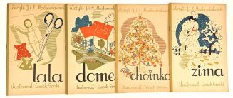 MAĆKOWIAKOWIE- 8 zeszytów: LALA; LAS; SAD; ULICA; WYSTAWA; DOMEK; CHOINKA; ZIMA 1945 retro czytanki dla dzieci - 2