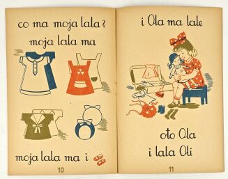 MAĆKOWIAKOWIE- 8 zeszytów: LALA; LAS; SAD; ULICA; WYSTAWA; DOMEK; CHOINKA; ZIMA 1945 retro czytanki dla dzieci - 4