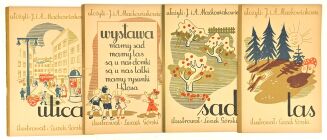 MAĆKOWIAKOWIE- 8 zeszytów: LALA; LAS; SAD; ULICA; WYSTAWA; DOMEK; CHOINKA; ZIMA 1945 retro czytanki dla dzieci - 6