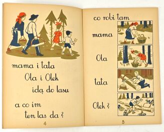 MAĆKOWIAKOWIE- 8 zeszytów: LALA; LAS; SAD; ULICA; WYSTAWA; DOMEK; CHOINKA; ZIMA 1945 retro czytanki dla dzieci - 9