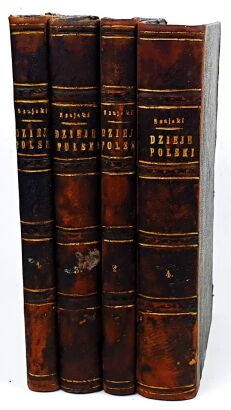 SZUJSKI- DZIEJE POLSKI t.1-4 (komplet w 3 wol.) wyd. 1862-6 