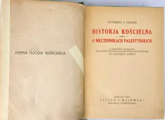 [PISMA OJCÓW KOŚCIOŁA] EUZEBIUSZ Z CEZAREI - HISTORIA KOŚCIELNA, wyd. 1924 - 3