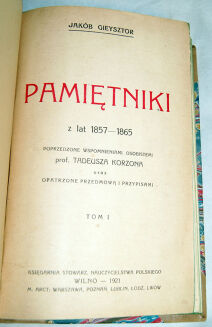 KORZON- PAMIĘTNIKI JAKÓBA GIEYSZTORA 1-2 [komplet w 2 wol.] - 4