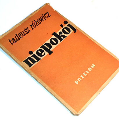 RÓŻEWICZ- NIEPOKÓJ wyd.1947 debiut