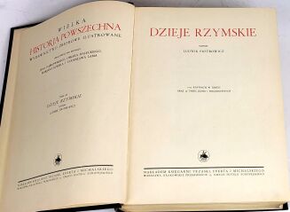 WIELKA HISTORJA POWSZECHNA t. I-VII [komplet w 11wol.], bardzo ładny egzemplarz - 18