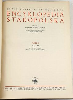 BRUCKNER- ENCYKLOPEDIA STAROPOLSKA oryginał TOM I-II [komplet] - 3
