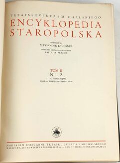 BRUCKNER- ENCYKLOPEDIA STAROPOLSKA oryginał TOM I-II [komplet] - 10