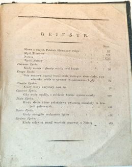 BUFFON, STASZIC- EPOKI NATURY Warszawa : w Drukarni Rządowei 1816 - 3