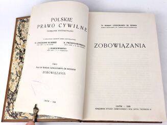 DE BERIER - ZOBOWIĄZANIA wyd.1938r. skóra - 6