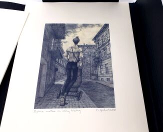 GRABOWSKI Wojciech - RYSUNKI [teka]  nakład 15 egz. - 4