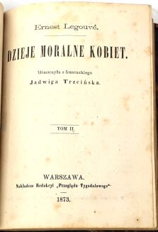 LEGOUVE- DZIEJE MORALNE KOBIET 1873 - 4