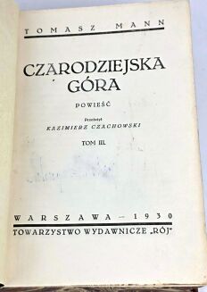 MANN - CZARODZIEJSKA GÓRA t.1-4 (komplet w 2wol.) wyd.1 z 1930r. - 7