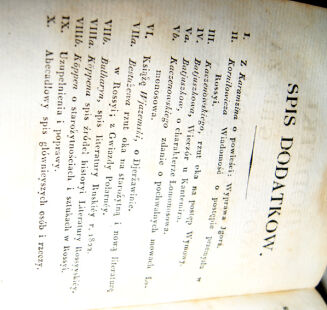 LINDE- RYS HISTORYCZNY LITERATURY NARODÓW SŁOWIAŃSKICH. RYS HISTORYCZNY LITERATURY ROSSYYSKIEY wyd. 1823 oprawa - 10