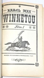 MAY- WINNETOU 1-3. OLD SUREHAND 1-2. SKARB W SREBRNYM JEZIORZE, wyd. 1968-73 - 5